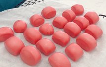 火龙果小馒头（不按方子是会褪色的，请你不要随意打低分)