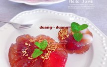 高颜值又简单的甜品 樱桃琉璃果冻