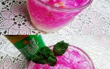 荔枝火龙果雪碧饮【夏季必备饮品】