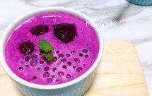 火龙果牛奶西米露