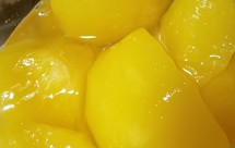 厨房小白随手拿捏之黄桃罐头～