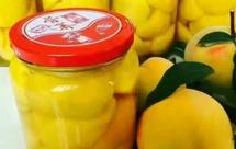 安徽黄桃罐头自家纯手工制作