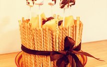 水果生日蛋糕，哈密瓜