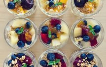 酸奶水果燕麦片冷甜点 夏日甜品 Yogurt Parfait