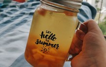 酸杏子哈密瓜柚子水果茶