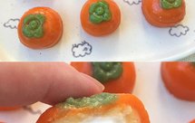 迷你水晶柿子酸奶流心冰皮月饼