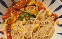 柿子鸡蛋打卤面