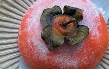 过夜依旧糯叽叽的柿子大福