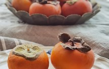 不用芝士粉调色的柿子月饼