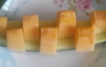 哈密瓜花式切法