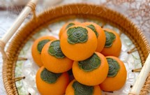 柿柿如意奶黄茶果❤和丰收的秋天更配哦