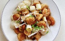 爆汁清甜荔枝，嫩爽大虾球，宫保荔枝虾球