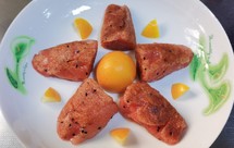 自制，火龙果奶香年糕