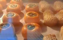 好事发生~超好看的柿子花生五仁月饼