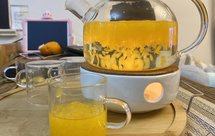 五分钟做好一杯暖暖的冰糖橘子茶