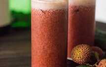 荔枝覆盆子咖啡气泡水