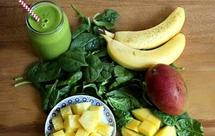 Green Smoothie DAY 16（生菜+黄瓜+香瓜+猕猴桃）