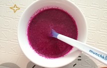 【可儿的辅食】火龙果 哈密瓜果泥