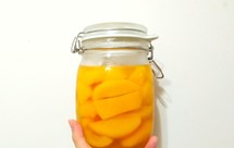 冰镇敲好吃@黄桃罐头