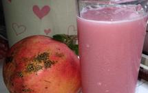 鲜榨石榴汁～治愈系粉粉的马卡龙色