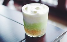 蜜瓜冰淇淋白珍珠茶