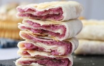 网红紫薯芋泥饼，平底锅与烤箱两种做法