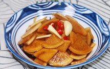 腌白萝卜开胃菜