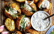 迷迭香烤土豆，这样烤它不香吗！