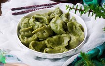 春天的味道～艾草素菜饺子