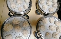 马蹄荸荠糯米丸子