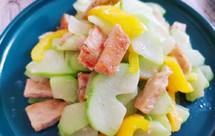 佛手瓜炒牛蒡扒