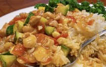 巨好吃的番茄酱汁鸡丁or牛肉盖浇饭