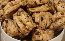 养生红糖红枣黑芝麻核桃馒头