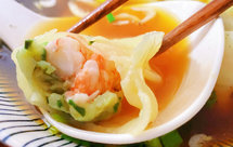 韭菜马蹄虾皮虾仁鲜肉饺