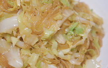 沙茶包菜炒粉条