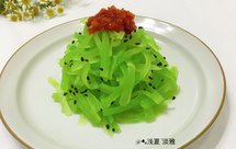 开胃菜---凉拌莴苣丝