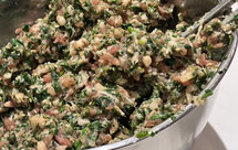 荠菜马蹄大馄饨