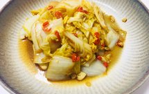 上班族的快手简单晚餐——醋溜白菜片