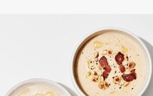 Bon Appétit 搬运菜谱《椰菜花培根榛子浓汤》