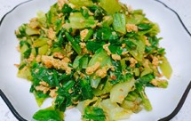 低脂美味生菜炒鸡蛋