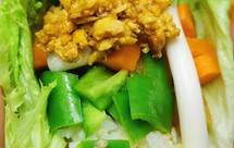 配菜单独版生菜饭包，可繁可简