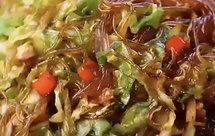 包菜炒粉丝