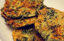 【鲜虾羽衣甘蓝煎饼】