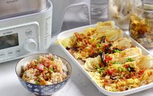 【五指毛桃炖鸡汤】、【腊味饭】和【虾米干贝粉丝蒸娃娃菜】—北鼎蒸炖锅满足我的胃之一