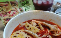 酸辣凉拌之吃藕鸡爪大虾