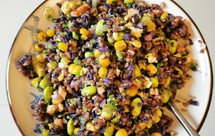 好吃到爆炸的粗粮紫甘蓝炒饭（减脂必备）