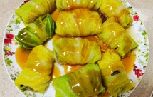 白菜包三丝(素菜)