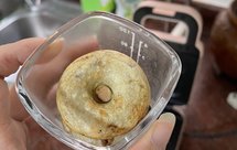 紫甘蓝土豆猪肉西梅酸奶泥夹心鸡蛋甜甜圈