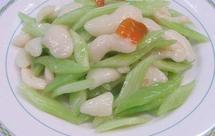 西芹炒菱角