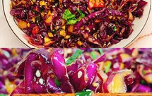 超级低脂低卡的凉拌紫甘蓝！！